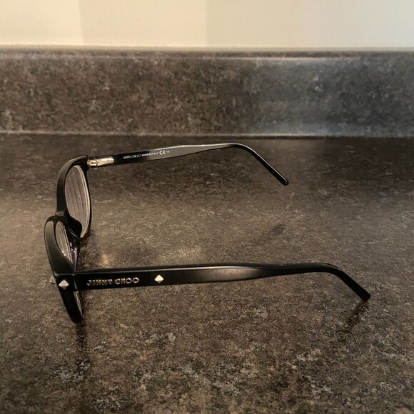 Jimmy Choo 163 Eyeglasses - Black - Picture 3 of 12